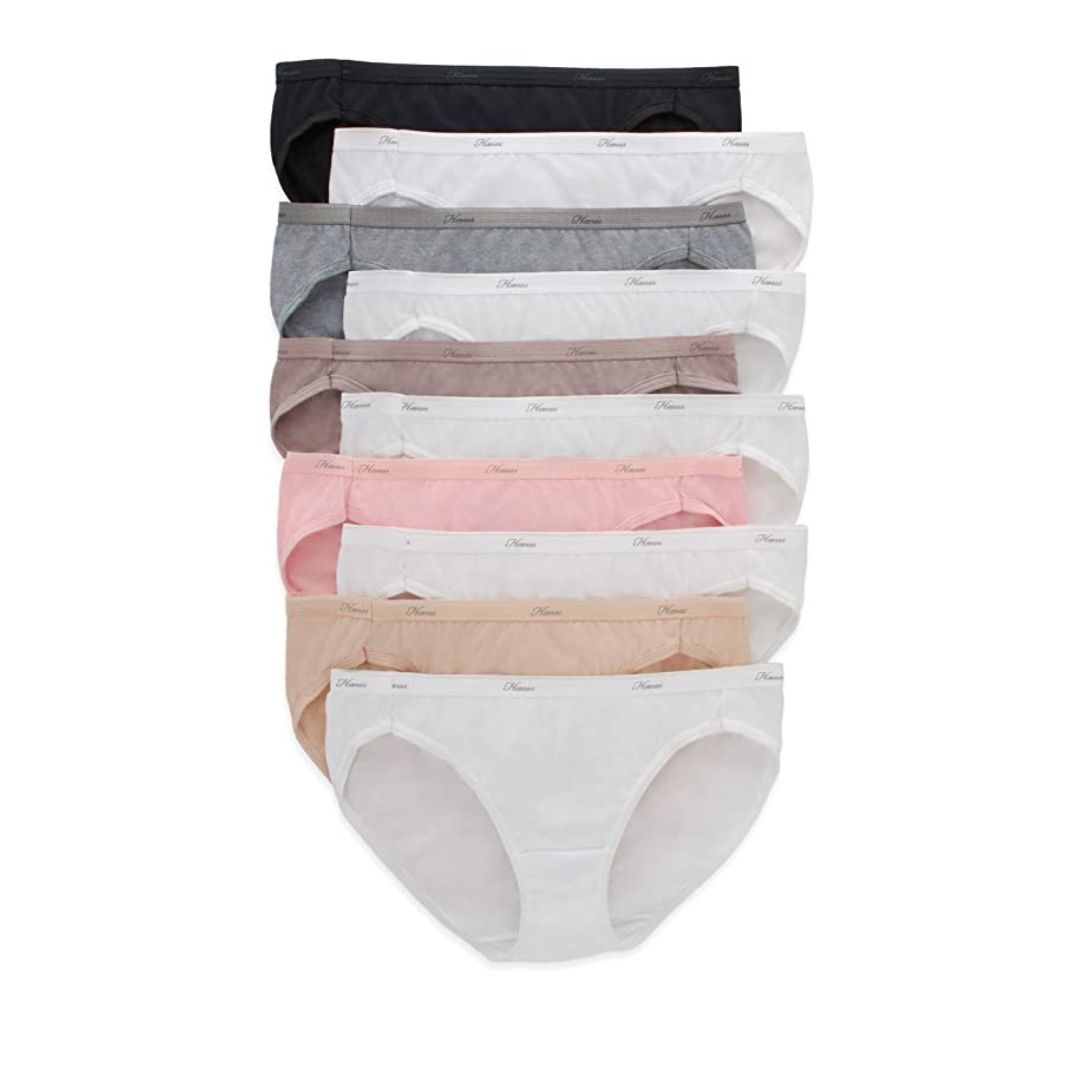 Hanes Women's Moisture-Wicking Cotton Underwear Hanes Women's Moisture-Wicking Cotton Underwear