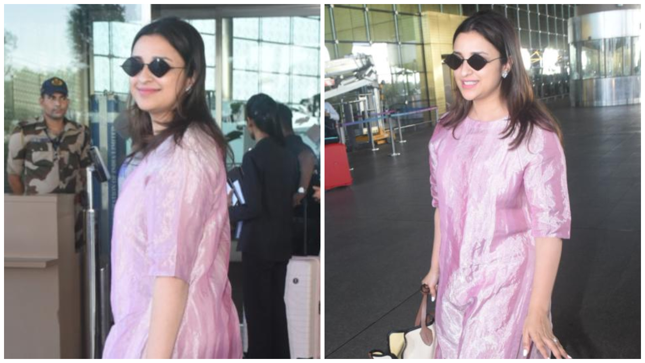 Parineeti Chopra opts for Rs 1 Lakh Burberry bag for a fab airport look |  PINKVILLA