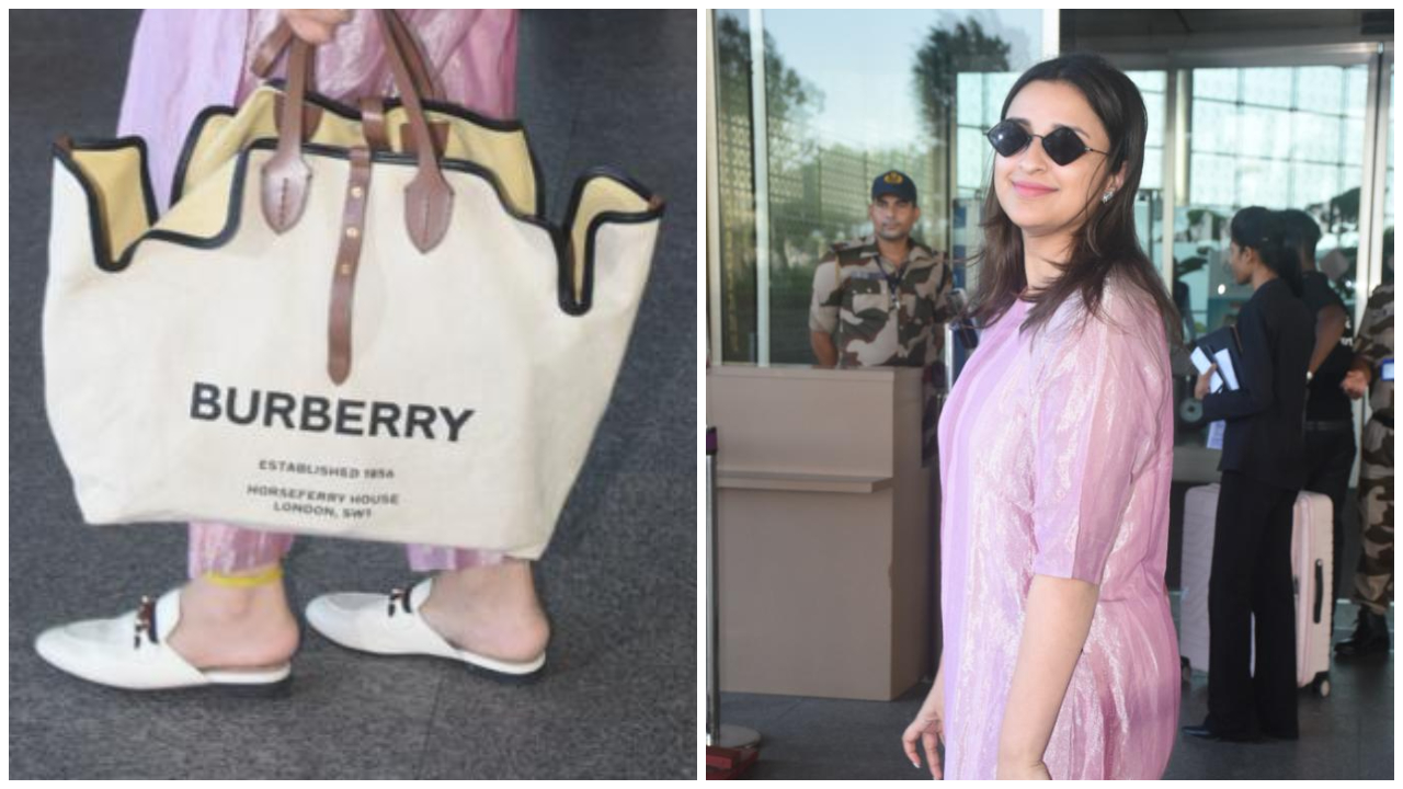 Parineeti Chopra opts for Rs 1 Lakh Burberry bag for a fab airport