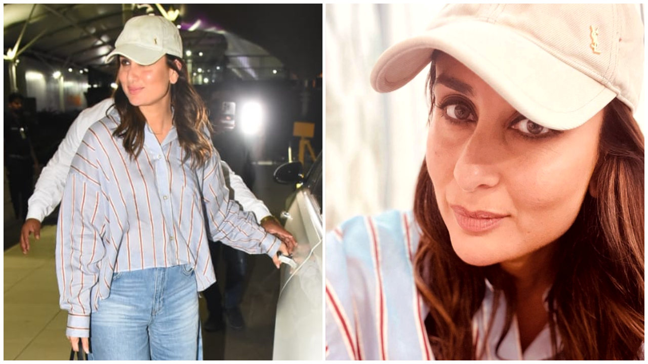 Kareena Kapoor's Saint Laurent baseball cap is perfectly cool for all your Summer strolls | PINKVILLA