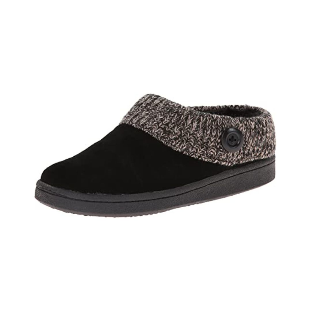 CLARKS Suede Leather Slippers CLARKS Suede Leather Slippers