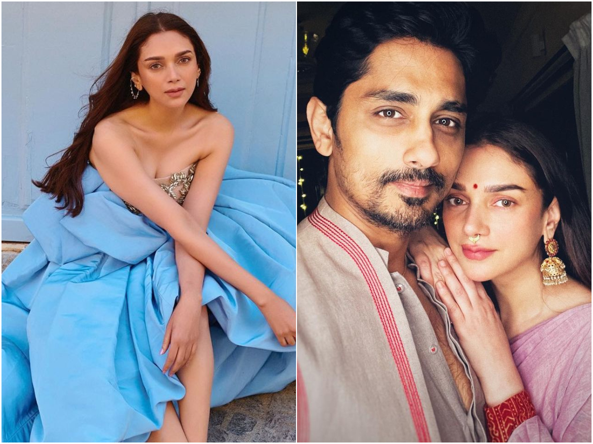 Người tình tin đồn của Siddharth Aditi Rao Hydari PHẢN ỨNG với bức ảnh mới nhất của cô trong chiếc váy màu xanh tại Cannes 2023