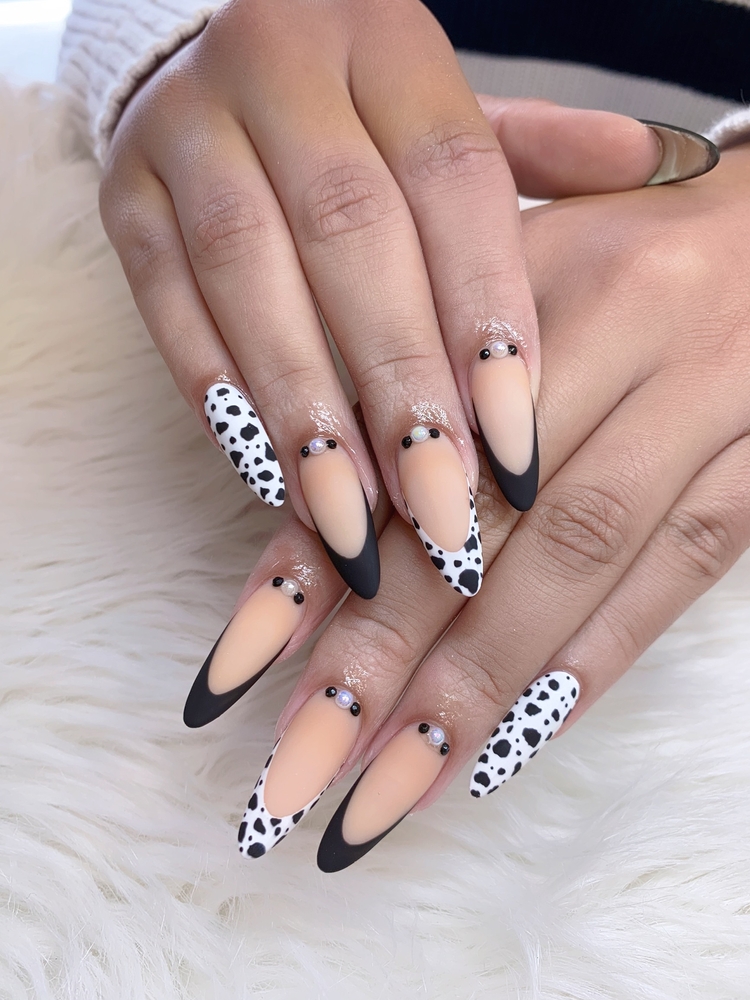 26 Black leopard print nails ideas  leopard print nails, nails, leopard  nails