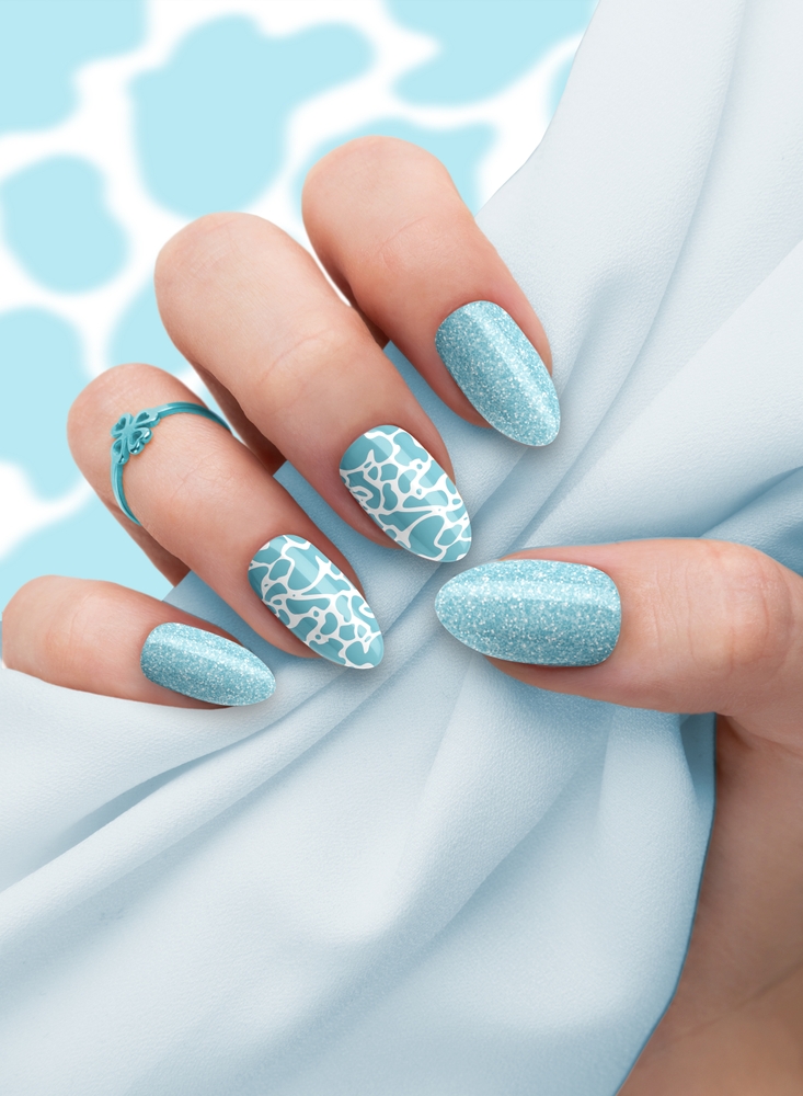 Cow Print Nails