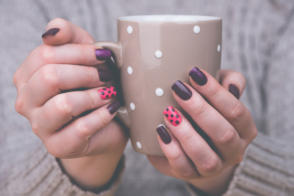Cow Print Nails