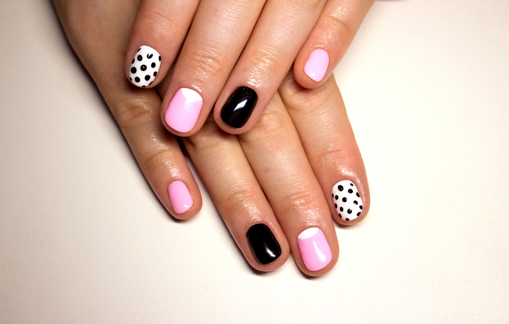 Cow Print Nails