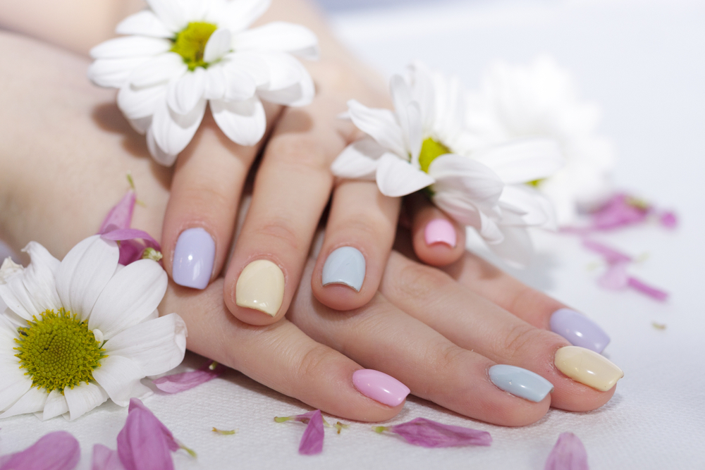 Cow Print Nails