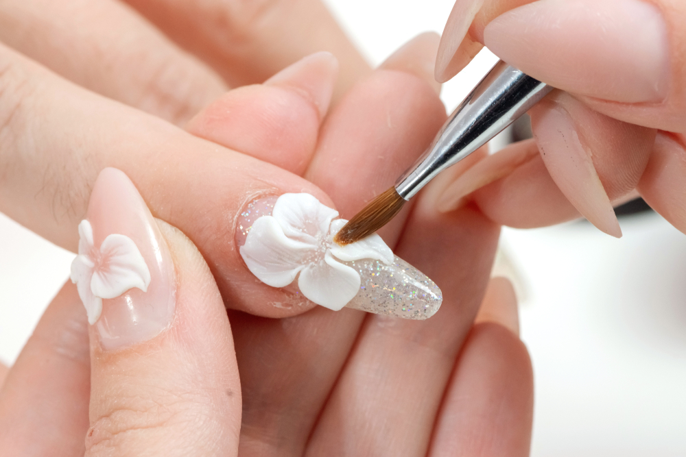 Cow Print Nails