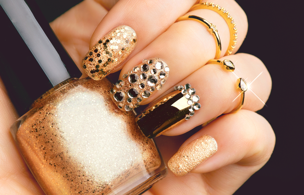Cow Print Nails