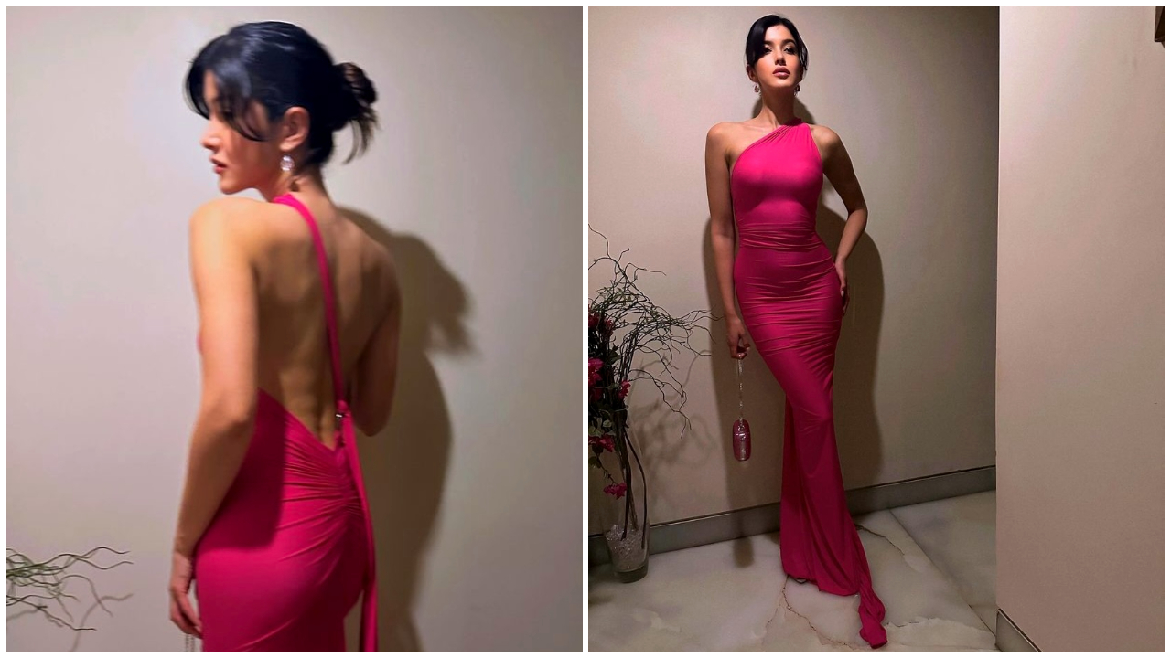 Shanaya Kapoor's 'Barbie' chic look in Mélani The Label’s one-shoulder gown is peak prettiness; Know its cost 