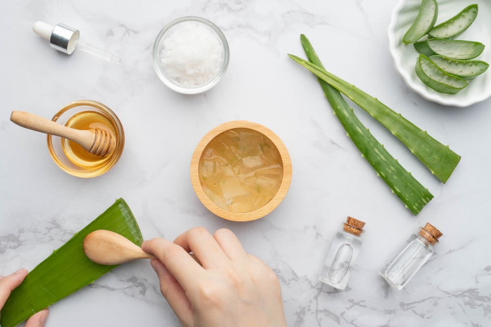 Nước Nha Đam Và Nước Chanh 