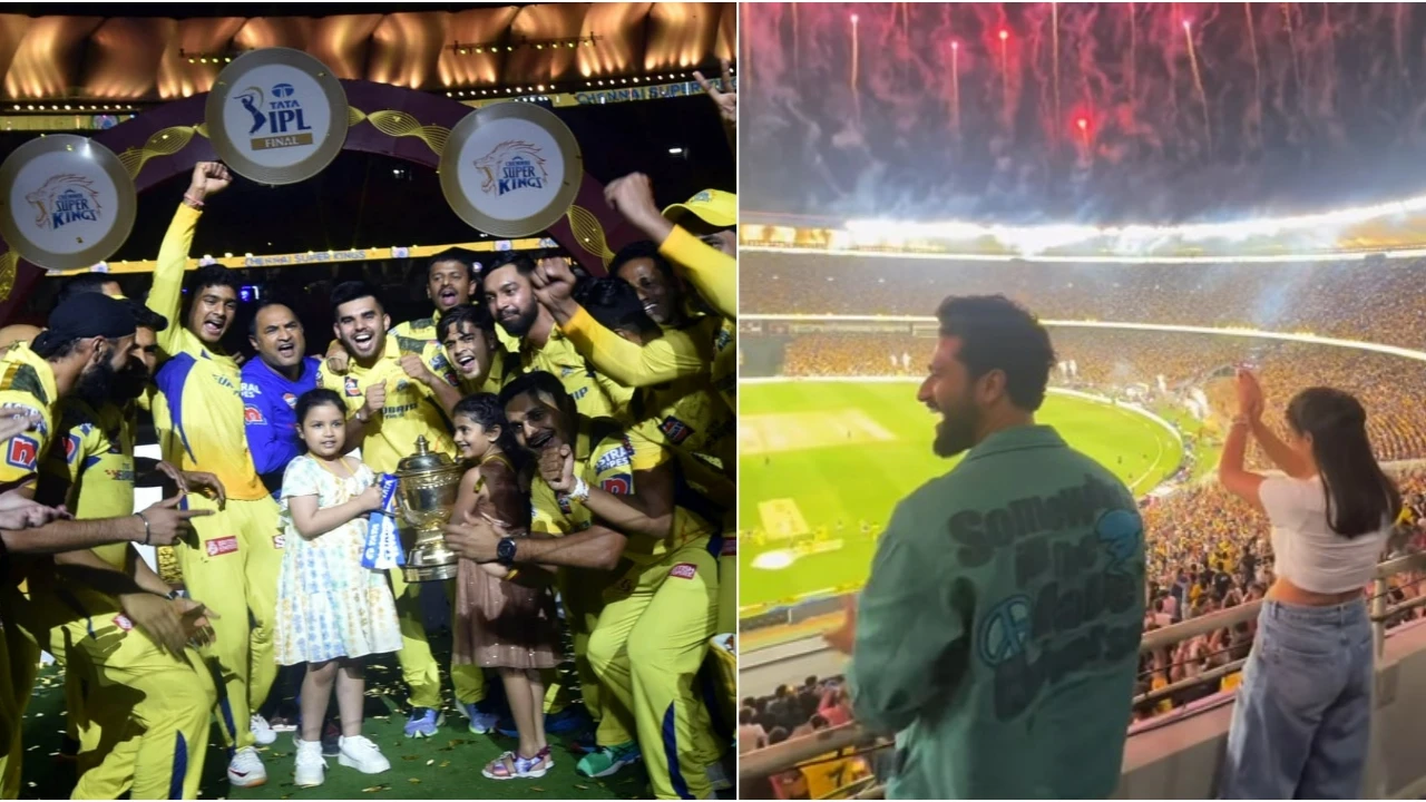 Picture courtesy: APH Images / Instagram MS Dhoni's Chennai Super Kings win IPL 2023: Vicky Kaushal, Ranveer Singh and others celebrate the big victory