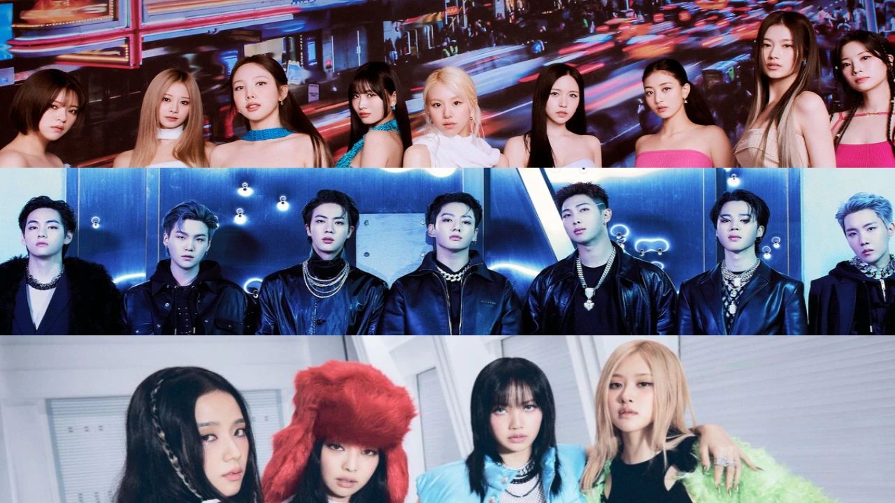 TWICE, BTS, BLACKPINK; Picture Courtesy: JYP ENT, BIGHIT MUSIC, YG ENT TWICE, BTS, BLACKPINK; Picture Courtesy: JYP ENT, BIGHIT MUSIC, YG ENT