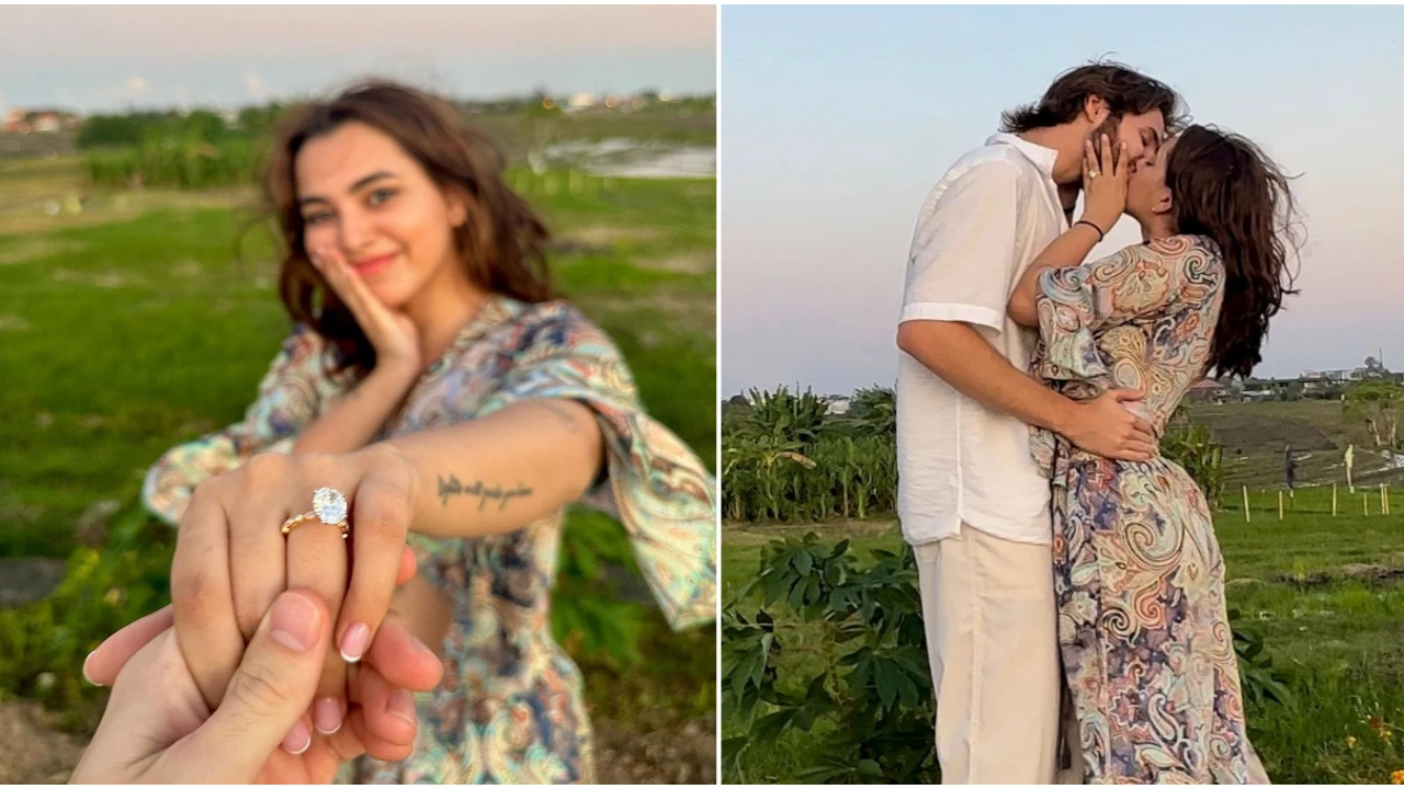 Anurag Kashyap’s daughter Aaliyah Kashyap gets engaged to BF Shane Gregoire; Flaunts huge diamond ring-PICS