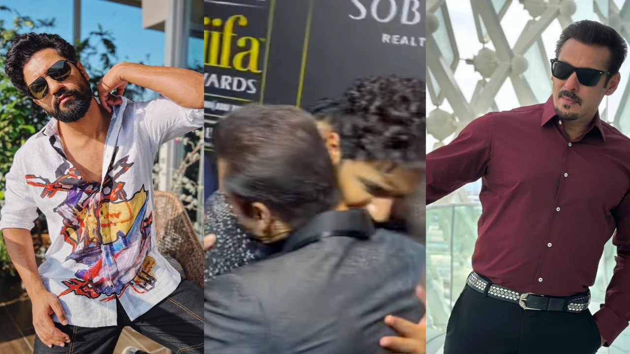 Salman Khan hugging Vicky Kaushal after viral video has fans call the Tiger 3 actor ‘good human being’ Salman Khan hugging Vicky Kaushal after viral video has fans call the Tiger 3 actor ‘good human being’