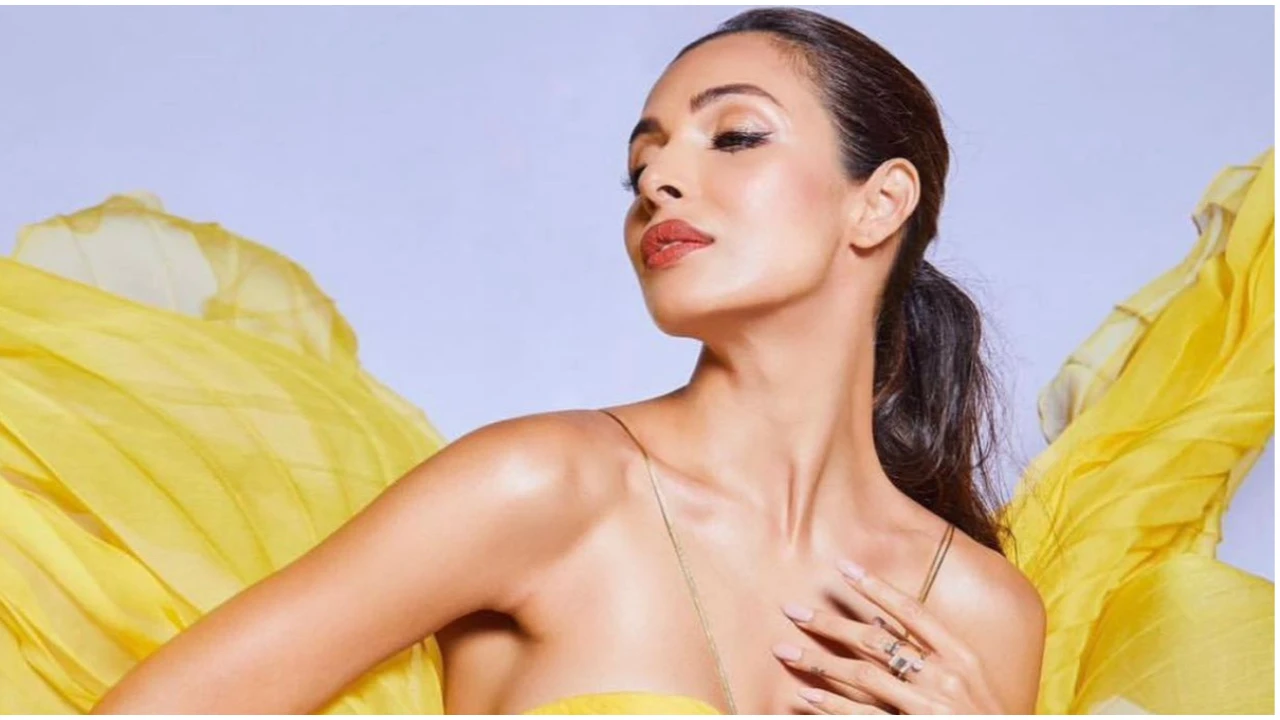 Malaika Arora shines bright like the sun in a yellow Iris Serban gown; it  costs quite a spend | PINKVILLA