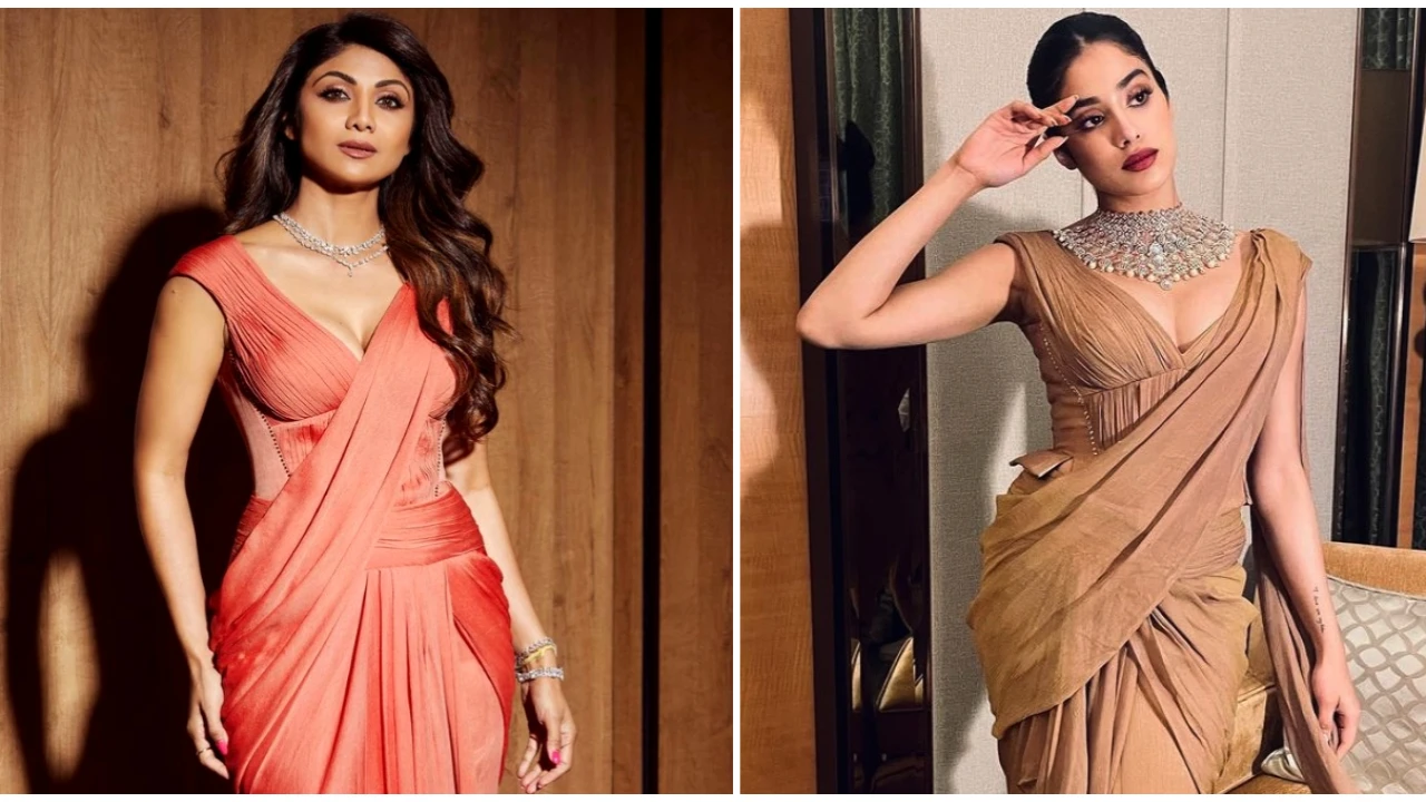 Fashion Faceoff: Shilpa Shetty or Janhvi Kapoor, whose look in a Tarun Tahiliani concept saree has your heart? Shilpa Shetty, Janhvi Kapoor, Tarun Tahiliani, concept sarees, Bollywood, fashion,
