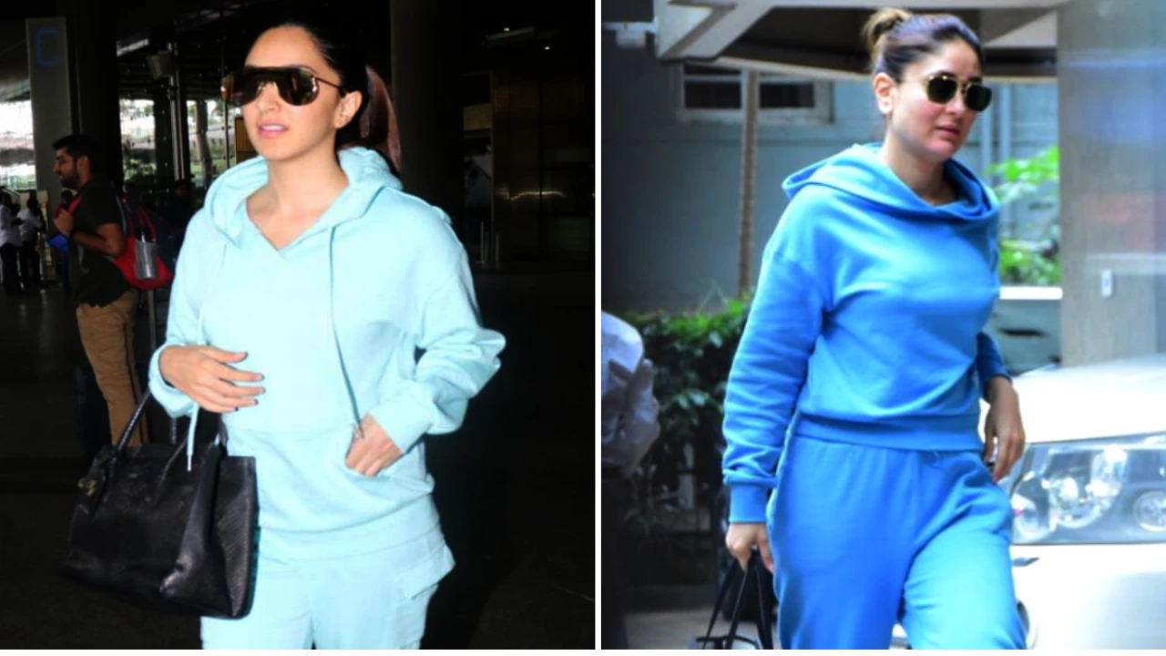 Kiara Advani, Kareena Kapoor, Janhvi Kapoor, celebrity style, Bollywood, sweatsuits, athleisure, fashion, 