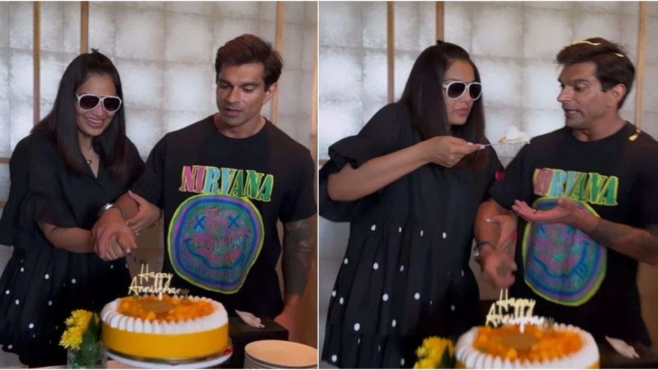 WATCH: How Devi's parents Bipasha Basu and Karan Singh Grover celebrated their seventh wedding anniversary