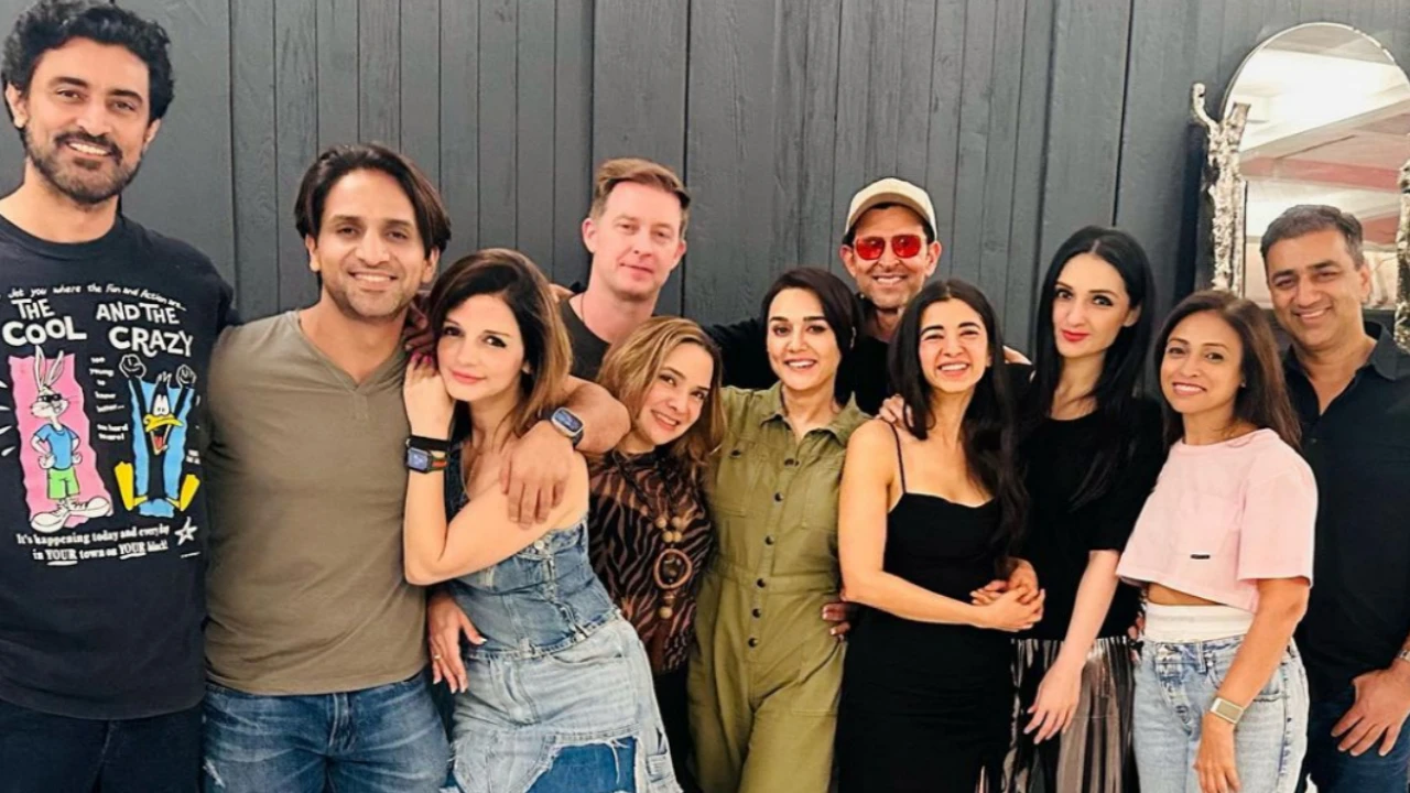 Longtime co-stars Preity Zinta and Hrithik Roshan share a warm friendship in real life (Credits: Instagram) Priety Zinta, Hrithik Roshan