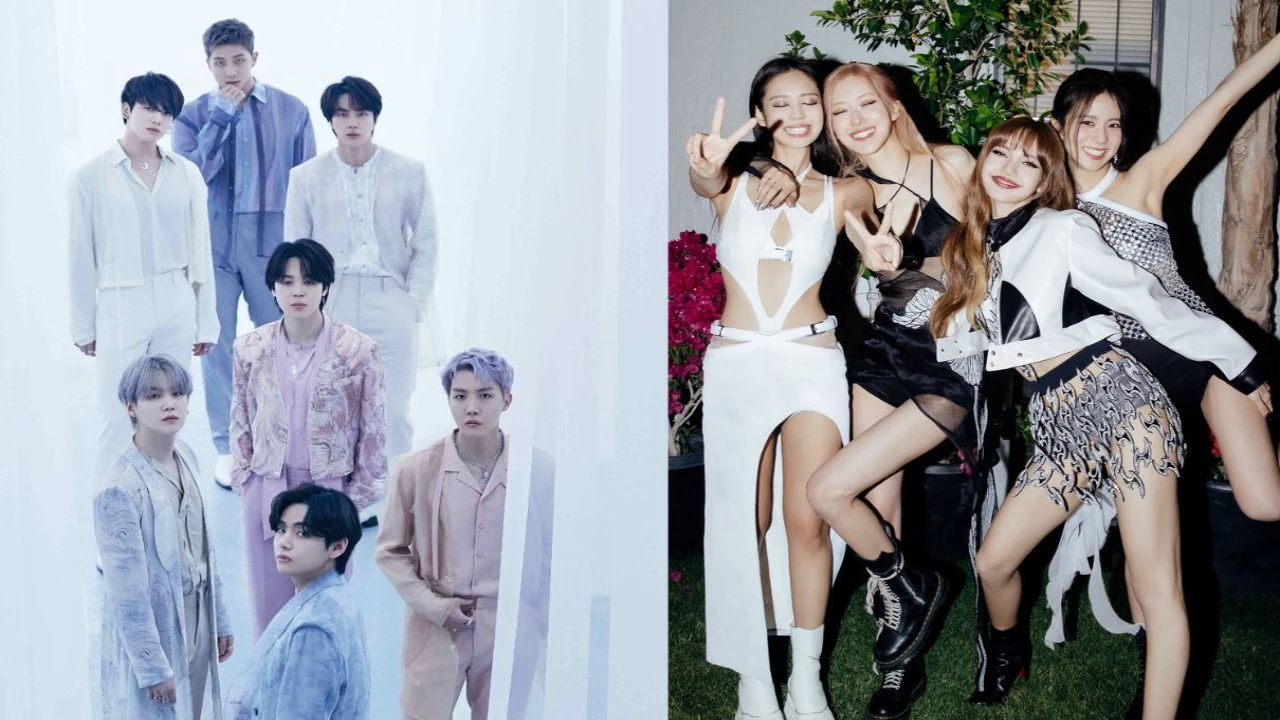 BTS and BLACKPINK; Picture: Courtesy of BIGHIT MUSIC and BLACKPINK's Twitter