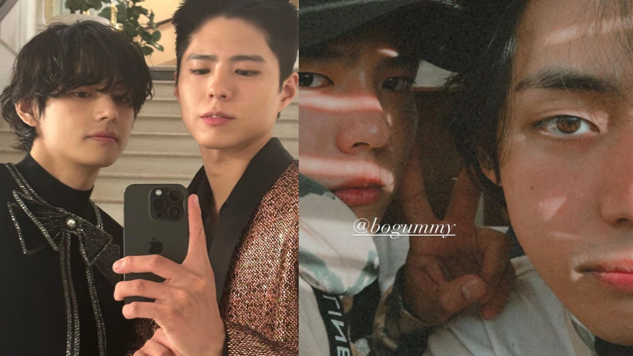 BTS’ V and Park Bo Gum; Picture Courtesy: V’s Instagram BTS’ V and Park Bo Gum; Picture Courtesy: V’s Instagram
