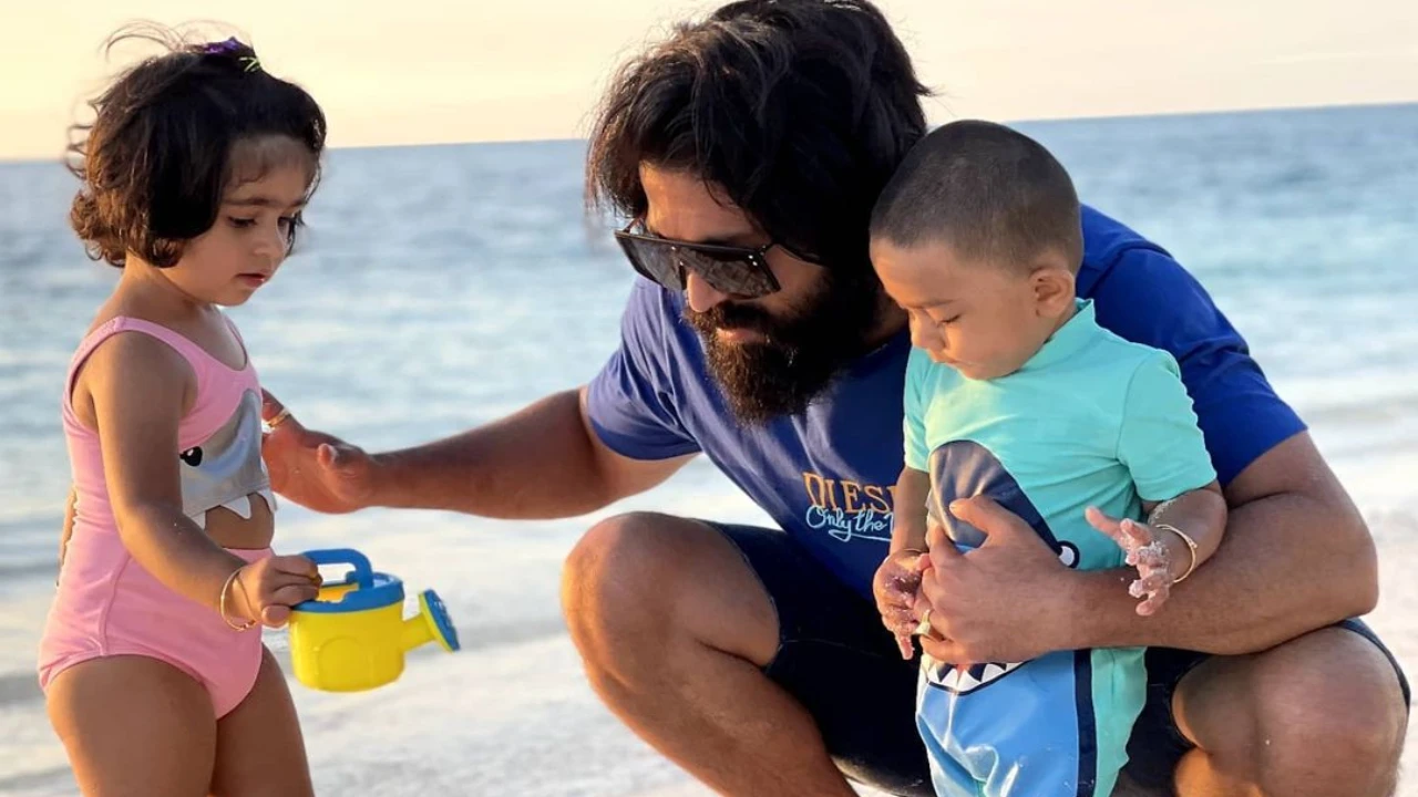 Yash and his son Yatharv get inked: Can you guess what it is and who's the artist? Radhika Pandit Instagram