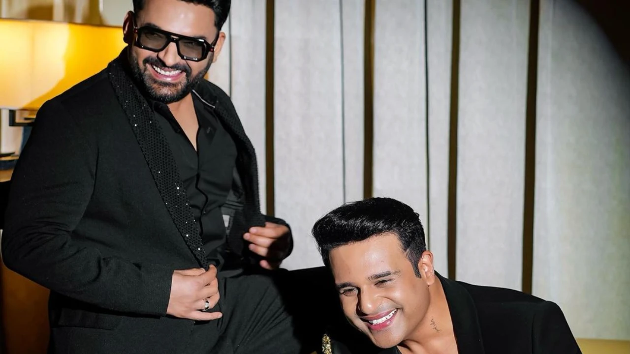 Krushna Abhishek turns 40 today (PC: Kapil Sharma Instagram) Kapil Sharma-Krushna Abhishek