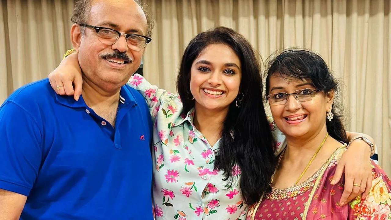 Keerthy Suresh's father reacts to his daughter's marriage rumors, clarifies about the viral pic; VIDEO (PC: Keerthy Suresh Instagram) Keerthy Suresh Instagram