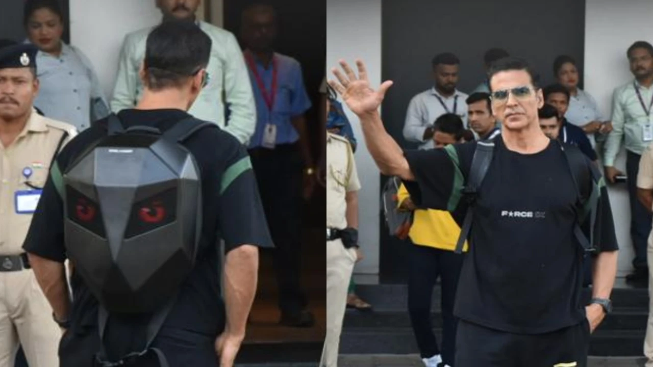 Akshay Kumar’s funky LED backpack costs a WHOPPING 35k; What makes it so expensive? 