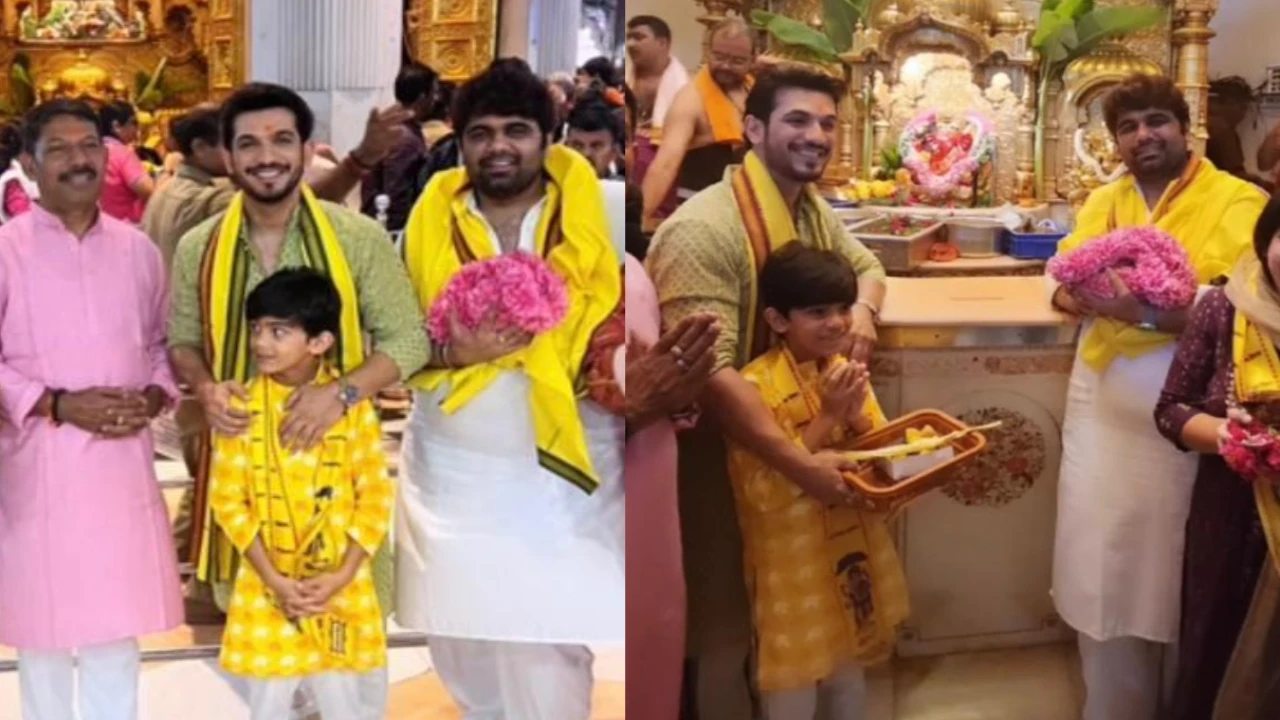 Arjun Bijlani seeks blessings at Siddhivinayak temple for new show; Read details of his upcoming project Arjun Bijlani