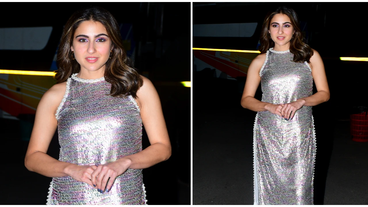 Sara Ali Khan in Manish Malhotra sequin set proves all that glitters is not  always Gold, sometimes it's Silver | PINKVILLA