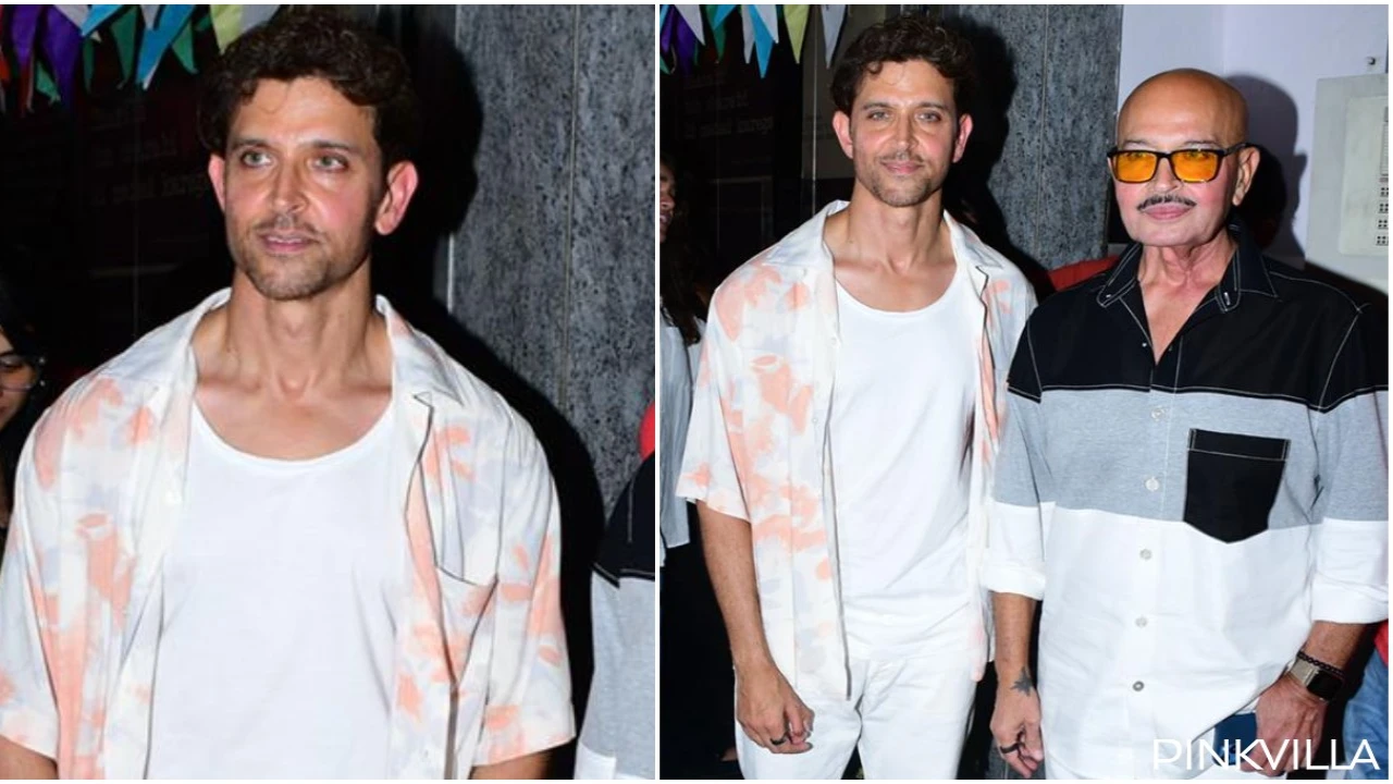 Hrithik Roshan effortlessly aces summer style in Zara abstract print shirt; Here’s how much it costs