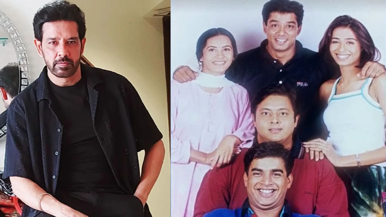 Anup Soni shared a throwback picture from the sets of Saaya to remember the late actor Nitesh Pandey (PC: Anup Soni Instagram) Anup Soni-Nitesh Pandey