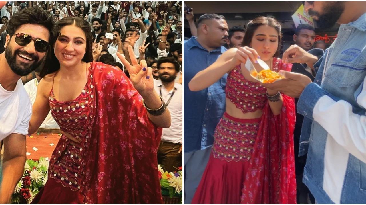 Sara Ali Khan’s pink Punit Balana lehenga worn for Zara Hatke Zara Bachke promotion costs THIS whopping amount Sara Ali Khan’s pink Punit Balana lehenga worn for Zara Hatke Zara Bachke promotion costs THIS whopping amount