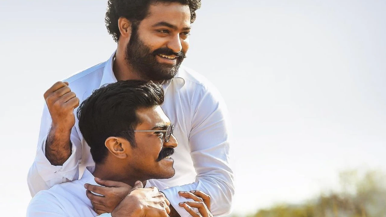 Flashback Friday: Ram Charan, Jr NTR's bromance as they vibed to RRR song Dosti in a car is unmissable (PC: RRR Instagram) RRR Instagram