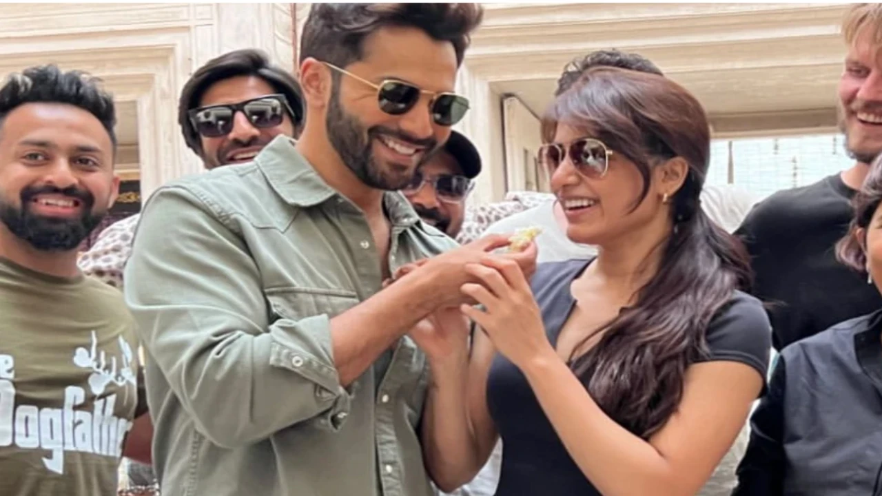 Did Varun Dhawan steal Citadel co-star Samantha's berries? Their playful banter is unmissable (PC: Varun Dhawan Instagram) Varun Dhawan Instagram