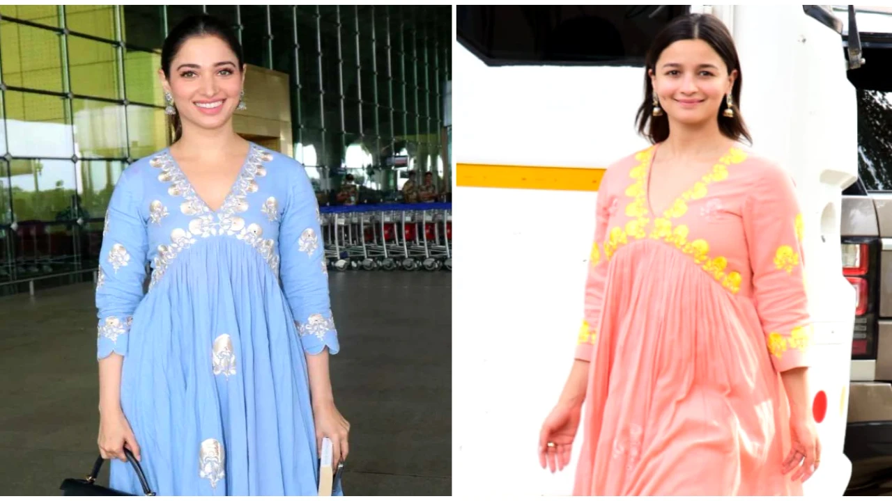 Fashion Faceoff: Tamannaah Bhatia or Alia Bhatt; Who styled the Label  Earthen kurta set fabulously? | PINKVILLA