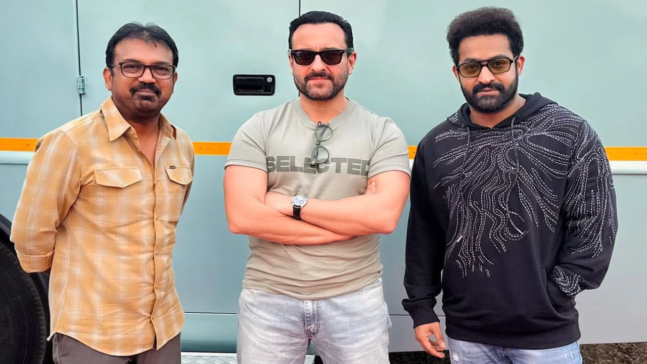 Devara EXCLUSIVE: Jr NTR and Saif Ali Khan to shoot crucial scenes in a 2-week-long schedule from today (PC: Team Jr NTR) Twitter