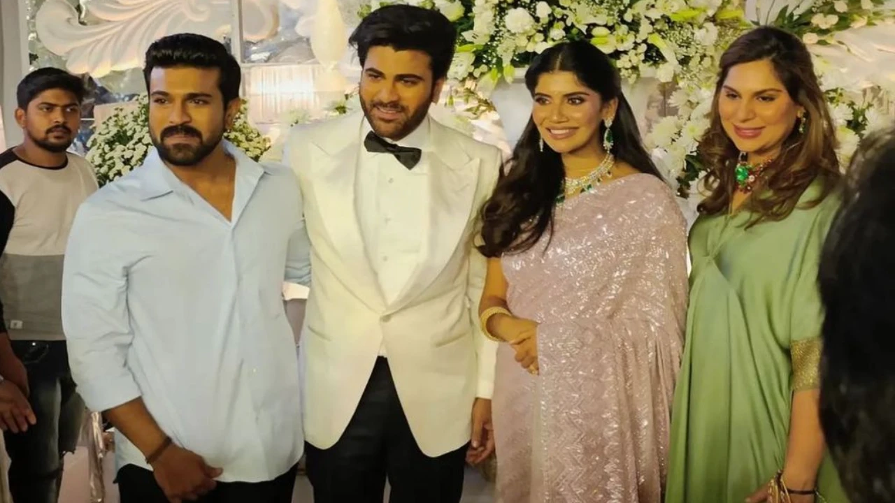 Sharwanand-Rakshita Reddy's reception: Ram Charan, pregnant wife ...