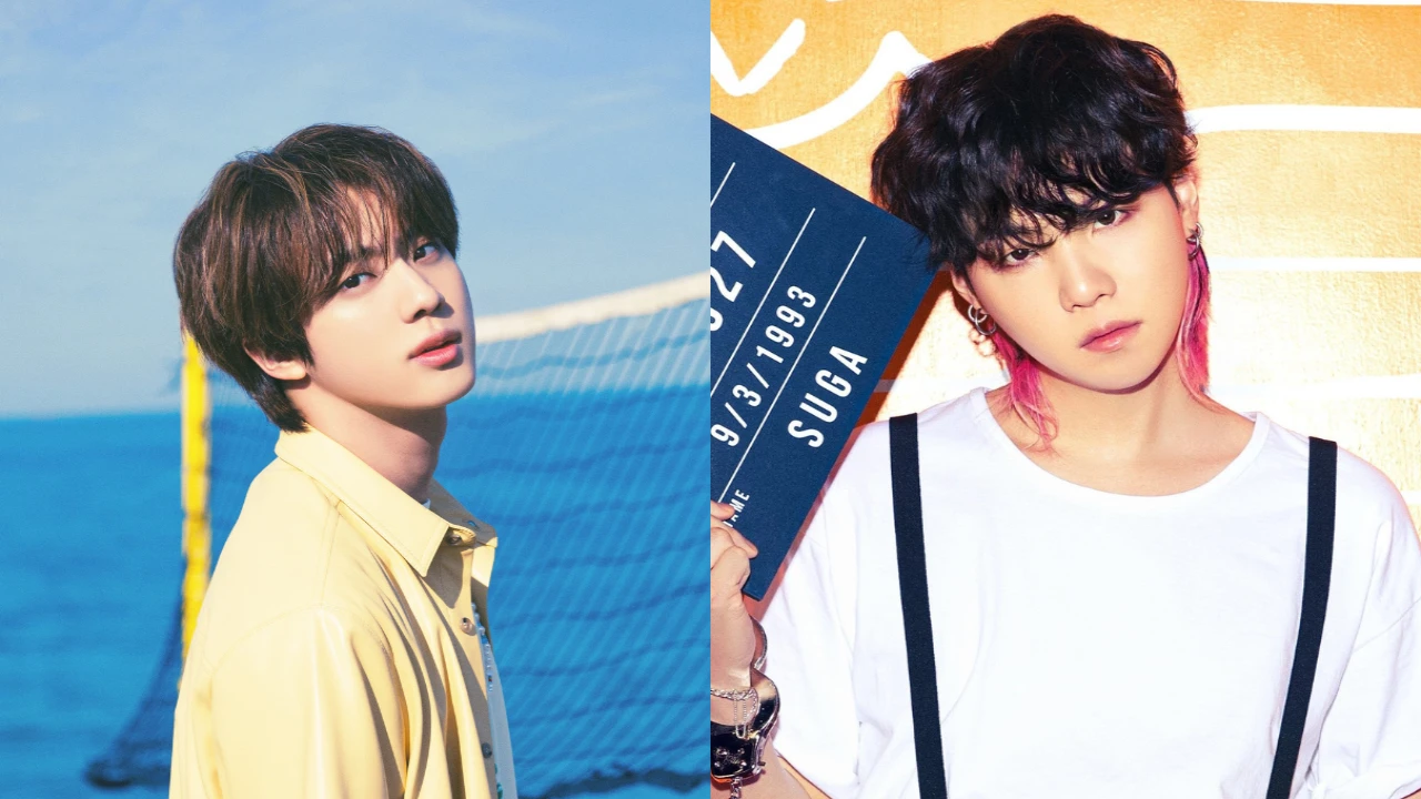 Jin, SUGA; Picture Courtesy: BIGHIT MUSIC Jin, SUGA; Picture Courtesy: BIGHIT MUSIC