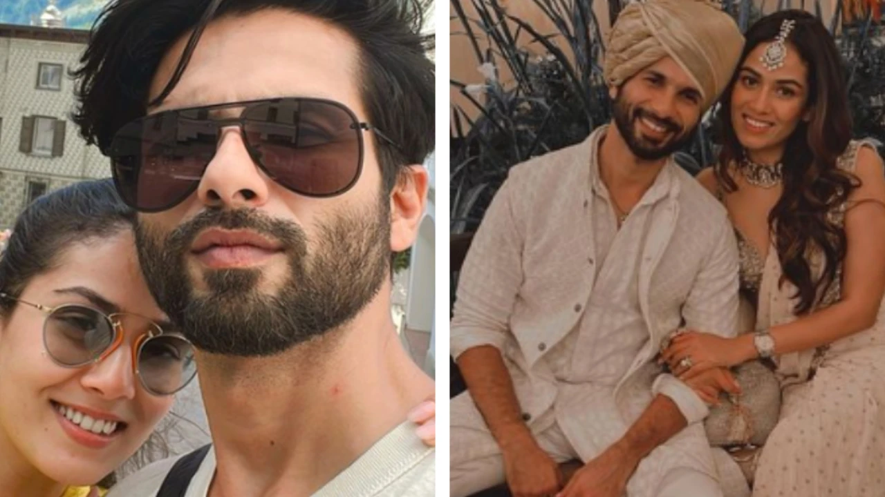 Shahid Kapoor and Mira Rajput (Image credit: Shahid Kapoor Instagram) Shahid Kapoor and Mira Rajput (Image credit: Shahid Kapoor Instagram)