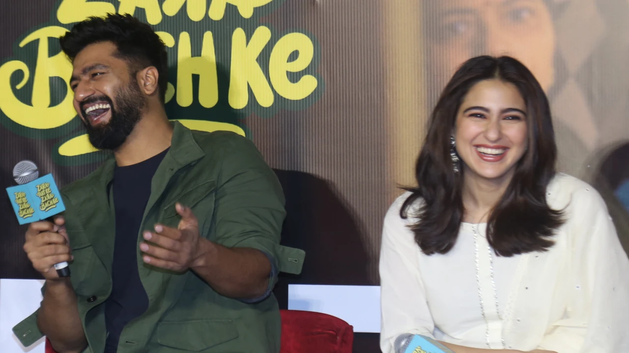 Vicky Kaushal reveals Sara Ali Khan stole a pillow from airport lounge: ‘She carried it to next 3 states’