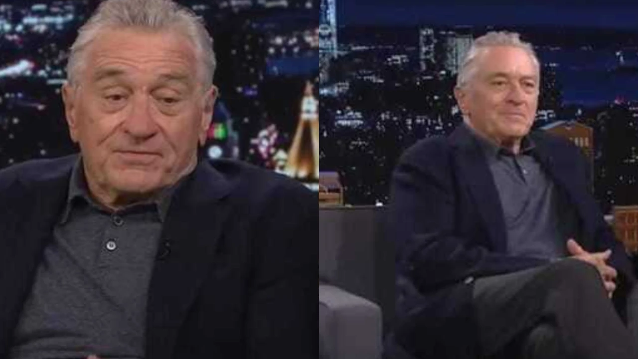 Robert De Niro revealed that his six other children have not yet met his newborn baby (Image: Jimmy Fallon YouTube)