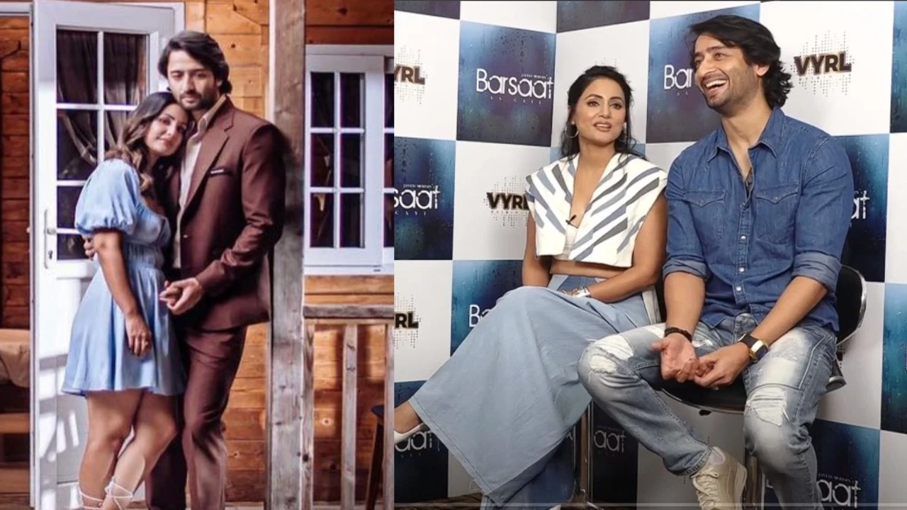 EXCLUSIVE VIDEO: Barsaat Aa Gayi’s Shaheer Sheikh, Hina Khan reveal they bond on set over love for gossip