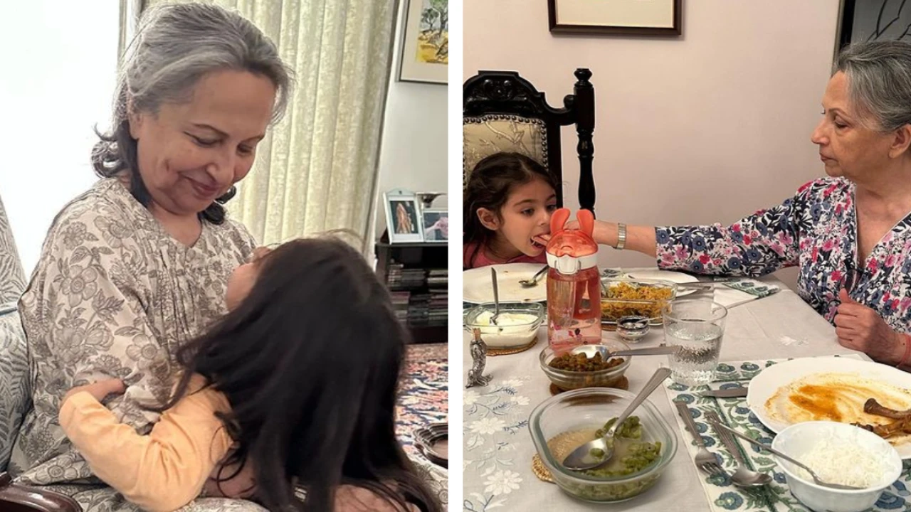 Soha Ali Khan shares ‘precious’ photos of Inaaya and Sharmila Tagore; Shweta Bachchan, Malaika Arora shower love 