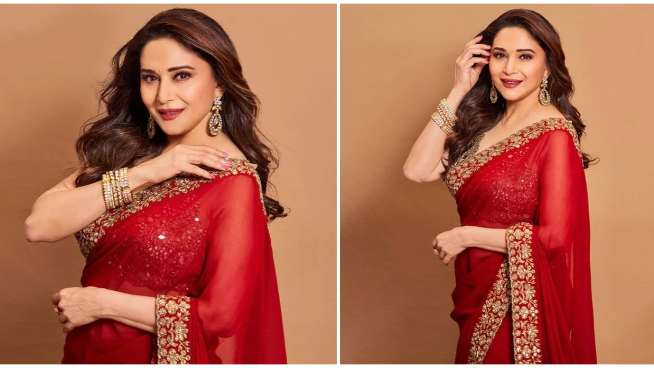 Madhuri Dixit, celebrity style, Bollywood, ethnic style, fashion