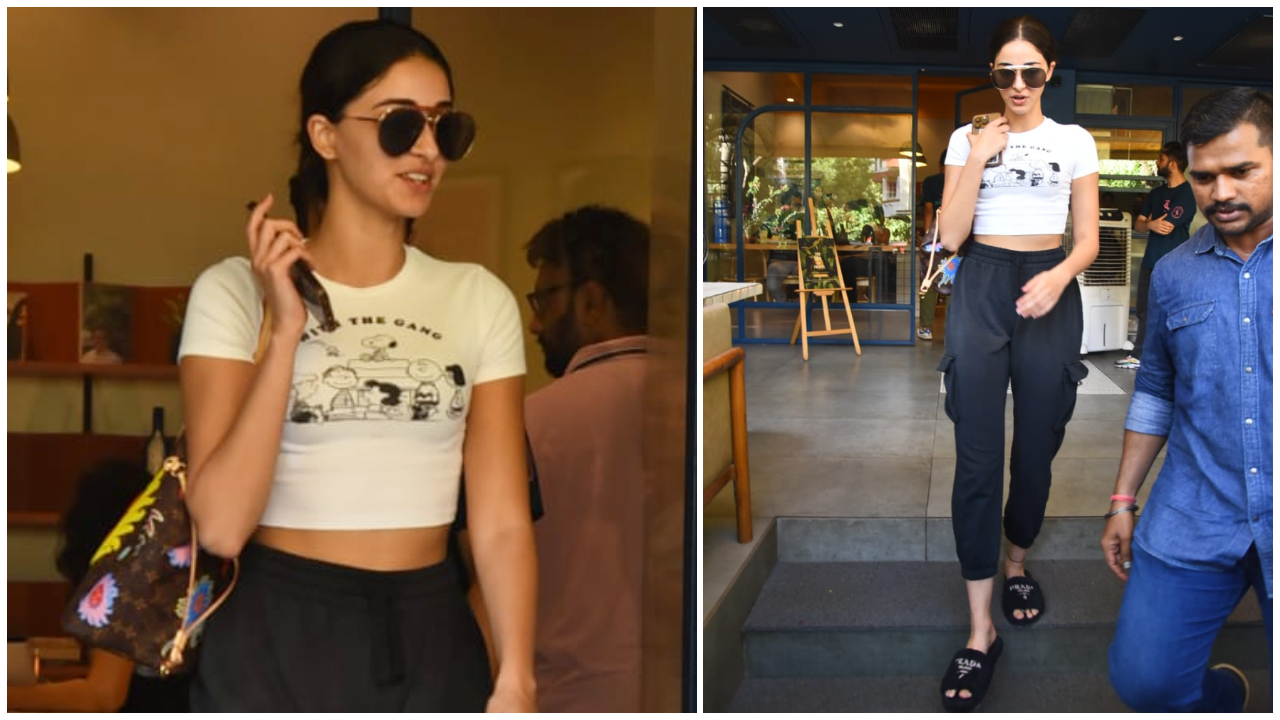 Ananya Panday trông 'snoopy' dễ thương trong chiếc áo phông in hình Pull&Bear không tốn nhiều tiền