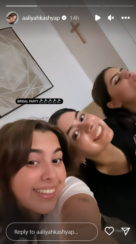 Câu chuyện trên Instagram của Aaliyah Kashyap
