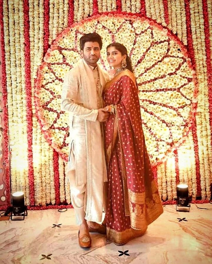 Sharwanand và Rakshita Reddy tại chức năng trước đám cưới